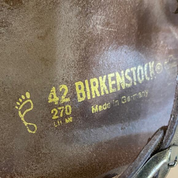 Birkenstock Bronze Leather Sandals Classic 42 270 Excellent condition! Boho Cali main image 5